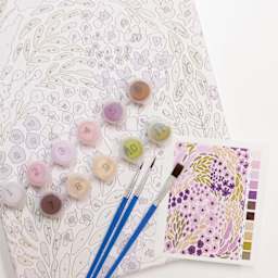 Elyse Breanne Paint By Number Kit - Lilac Floral