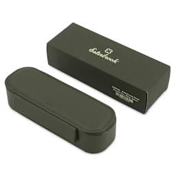 Esterbrook Pen Nook Pen Case - Double Pen, Moss Green