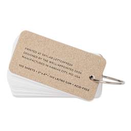 Col-o-ring Standard Size Ink Swatch Book, back