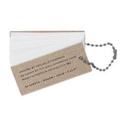 Col-o-ring Mini Dipper Ink Swatch Book - 1" x 2-1/2", back