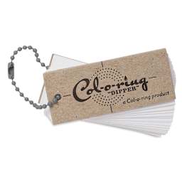 Col-o-ring Mini Dipper Ink Swatch Book - 1" x 2-1/2", front