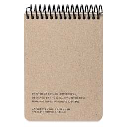 Col-o-ring Oversize Swatch Book - 4" x 5-1/2", back