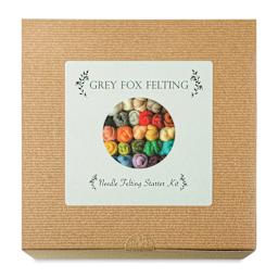 Grey Fox Felting Needle Felting Starter Kit (Front of packaging)