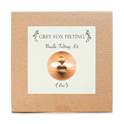 Grey Fox Felting Needle Felting Project Kit - Bee (Front of packaging)