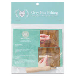 Grey Fox Felting Needle Holder Tool, front of the packaging
