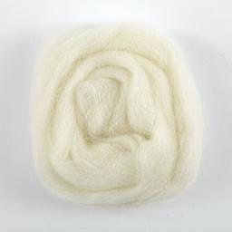 Wistyria Editions 100% Wool Roving - Natural, 36" - on table
