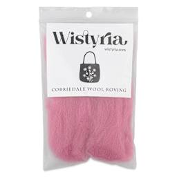 Wistyria Editions 100% Wool Roving - Candy, 14" - front of packaging