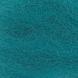Wistyria Editions 100% Wool Roving - Teal, 14" - close-up