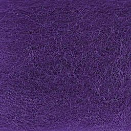 Wistyria Editions 100% Wool Roving - Purple, 14" - close-up