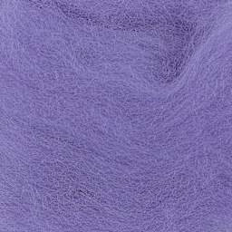 Wistyria Editions 100% Wool Roving - Lavender, 14" - close-up