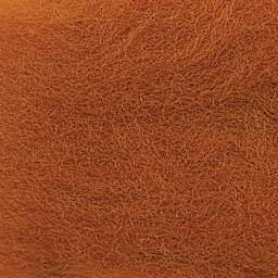 Wistyria Editions 100% Wool Roving - Toffee, 14" - close-up