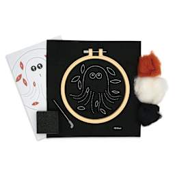 Design Works Needle Felting Kit - Ghost contents
