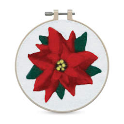 Design Works Needle Felting Kit - Poinsettia