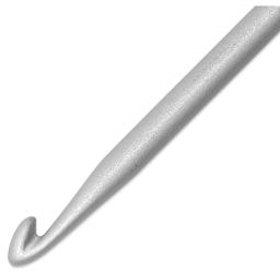Skacel by Addi Comfort Grip Crochet Hook - US B, 2.50" close up to show hook
