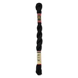 DMC Pearl Cotton Thread - 310 Black, Size 3