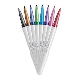 Bic BodyMark Fine Tip Temporary Tattoo Markers - Set of 8, Assorted Colors (Out of packaging)