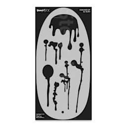 Stencil1 FX Makeup Stencils - Graffiti Drips