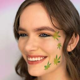 Stencil1 FX Makeup Stencils - Mary Jane (Shown on model)