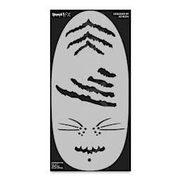 Stencil1 FX Makeup Stencils - Tiger Stripes