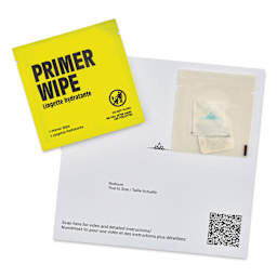 Inkbox Semi-Permanent Tattoos - Niobium, 1" x 1", Niobium tattoo next to wipe