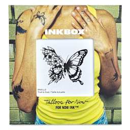 Inkbox Semi-Permanent Tattoos - Brielle, 3" x 3", front of packaging