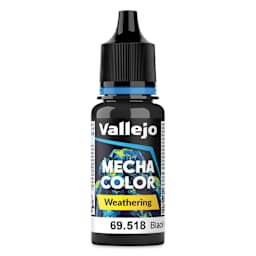 Vallejo Mecha Color Weathering Acrylic - Black Wash, 18 ml