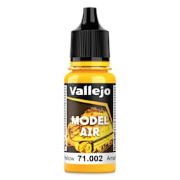 Vallejo Model Air Acrylic Paint - Medium Yellow, 18 ml