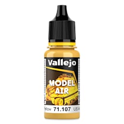 Vallejo Model Air Acrylic Paint - US Interior Yellow, 18 ml