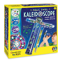 Creativity for Kids Magic Swirl Kaleidoscope Kit (Front of packaging)