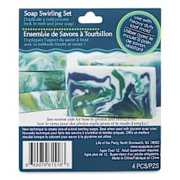 Life of the Party Soap Swirling Set (Front of packaging)