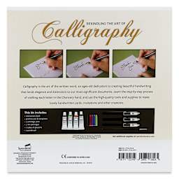 SpiceBox Master Class Rekindling the Art of Calligraphy Kit (Back of packaging)