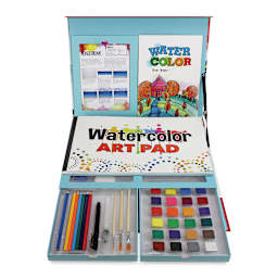 SpiceBox Watercolor for Young Artists Kit (Kit contents)
