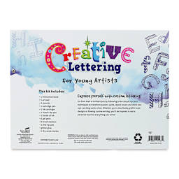 SpiceBox Creative Lettering for Young Artists Kit - Back of package