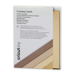 Cricut Joy Cutaway Cards, Inserts, and Envelopes - Neutral Sampler, Pkg of 8 (Package)
