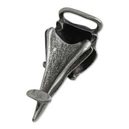 John Bead Antique Stainless Steel Bead - Bird Skull, 47 x 21 mm, underneath