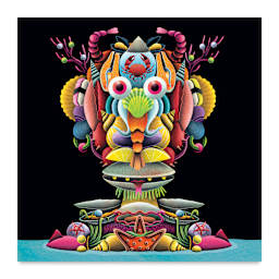 Djeco Inspired By Spring Vegetables Create with Stickers Kit