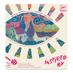 Djeco Inspired By the South Scratch Cards Kit (Front of package)