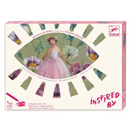 Djeco Inspired By The Ballerina Wax Crayons Kit front of packaging