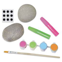 Krafty Kids Pet Rock Kit - Glamour (Kit contents)