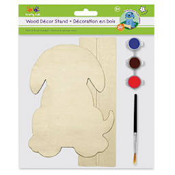 Krafty Kids Wood Décor Stand Painting Kit - Dog (In package)