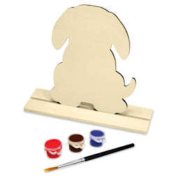 Krafty Kids Wood Décor Stand Painting Kit - Dog