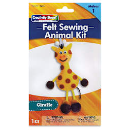 Creativity Street Felt Sewing Kit - Giraffe (front of packaging)
