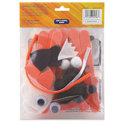 Creativity Street Foam Stick Animal Kit - Fox (back of packaging)