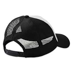 Cricut Hat Blanks - Trucker Hat, Black and White, Pkg of 12 (back of hat)