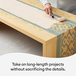 Cricut Smart Stencil Film works for long projects with 12 continuous feet.