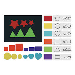 Roylco Felt Fun Learn My Shapes & Colors (included mat and shapes)