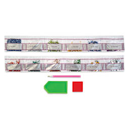 Craft Medley Diamond Painting Canvas Art Kit - Turtle - contents