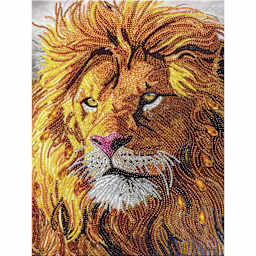 Craft Medley Diamond Painting Canvas Art Kit - Lion