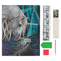 Craft Medley Diamond Painting Canvas Art Kit - Fantasy Friends contents