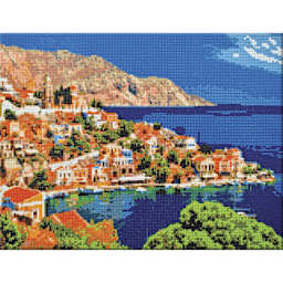 Craft Medley Diamond Painting Canvas Art Kit - The Adriatic